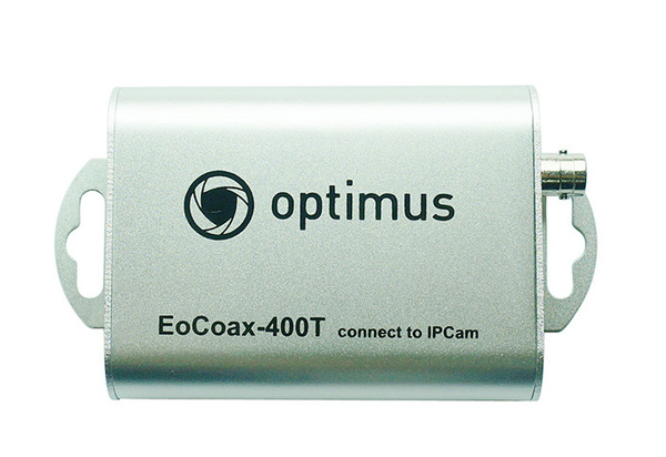 Optimus EoCoax-400 Комплект приемопередатчиков Ethernet по коаксиальному кабелю - картинка 1